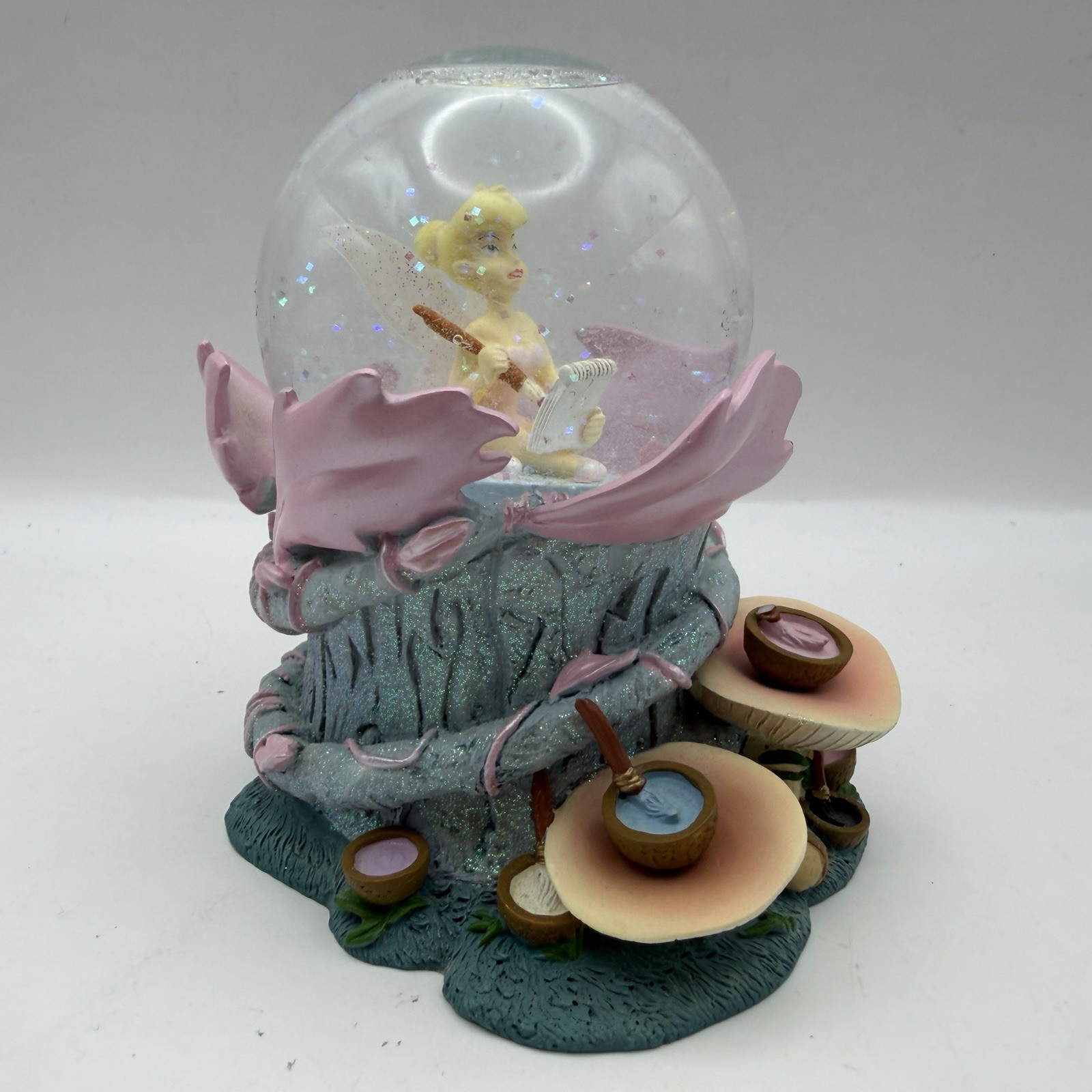 Disney Store Official Tinker Bell glitter Tinkerbell Fairy Snow Globe Peter Pan