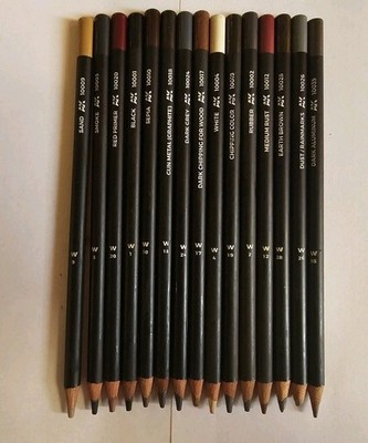 AK Interactive - 15 Farbstifte Modellbau Set 1