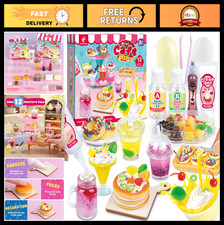 Miniature Food Toys Set - 12 DIY Resin Kitchen Play Food for Kids Age 8-13, Birt