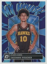 Zaccharie Risacher 2024-25 Donruss Optic My House Purple Prizm RC Rookie #13