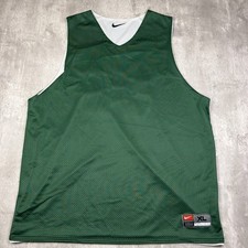 Nike Team Jersey Mens XL Green White Reversible Mesh Basketball Penny Tank USA