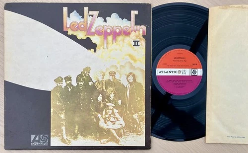 Led Zeppelin II 2 early UK vinyl press plum labels SUPERB audio