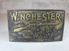 Vintage Winchester Repeating Arms Belt Buckle  Mens Accessories
