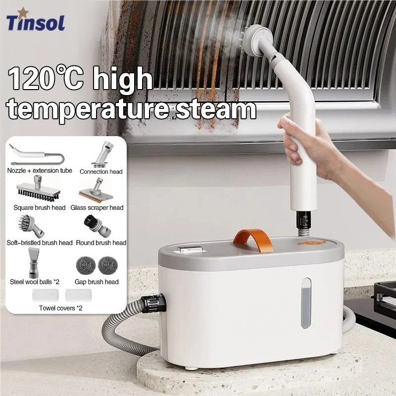 Nettoyeur vapeur portable jet haute température 3 bars pour hotte en inox