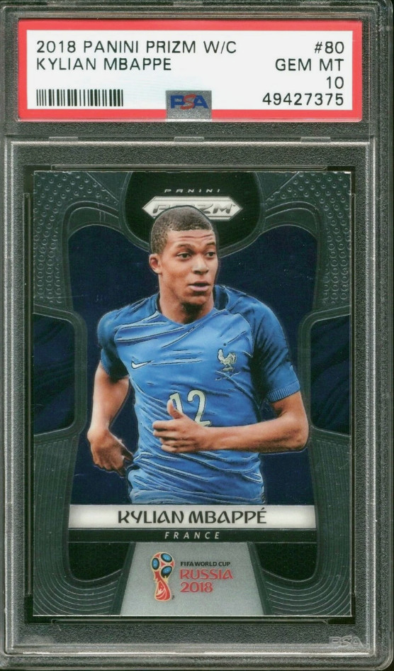2018 Panini Prizm Kylian Mbappe #80