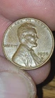 1956 D WHEAT PENNY CENT GREASE ERROR ON D