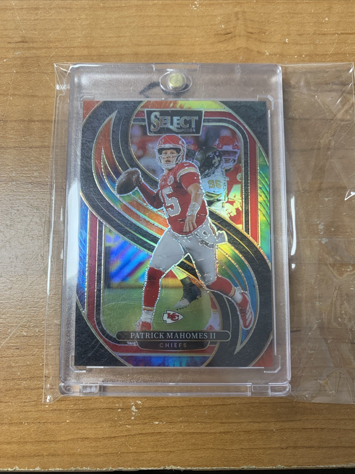 2024 Panini Select - Premier Level Patrick Mahomes II #120 Tie-Dye Prizm /25