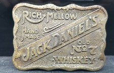RICH MELLOW JACK DANIEL'S OLD NO. 7 WHISKEY DISTILLERY collectable BELT BUCKLE