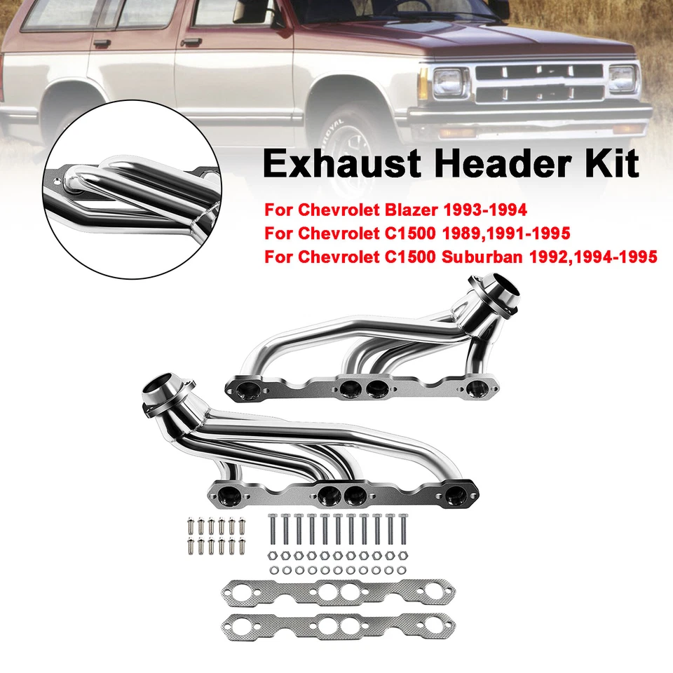 Header Exhaust Manifold Fit Chevy Blazer 1993-1994 Fit Chevy C1500 1991-1995 - Изображение 3 из 4