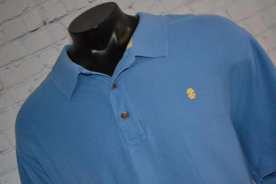 43367-a Camisa Polo de Golf IZOD Advantage Azul Talla 4XL Elastizada Adulto Hombre Foto 2 de 4