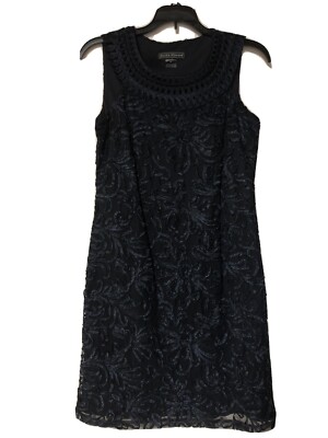 sasha lace trimmed mini dress Ashwood Lace Sleeve Mini Dress Black main image 1