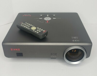 EIKI DLP EIP-3500 XGA Large Venue Projector Tested Works w/ Remote, Cords & Case