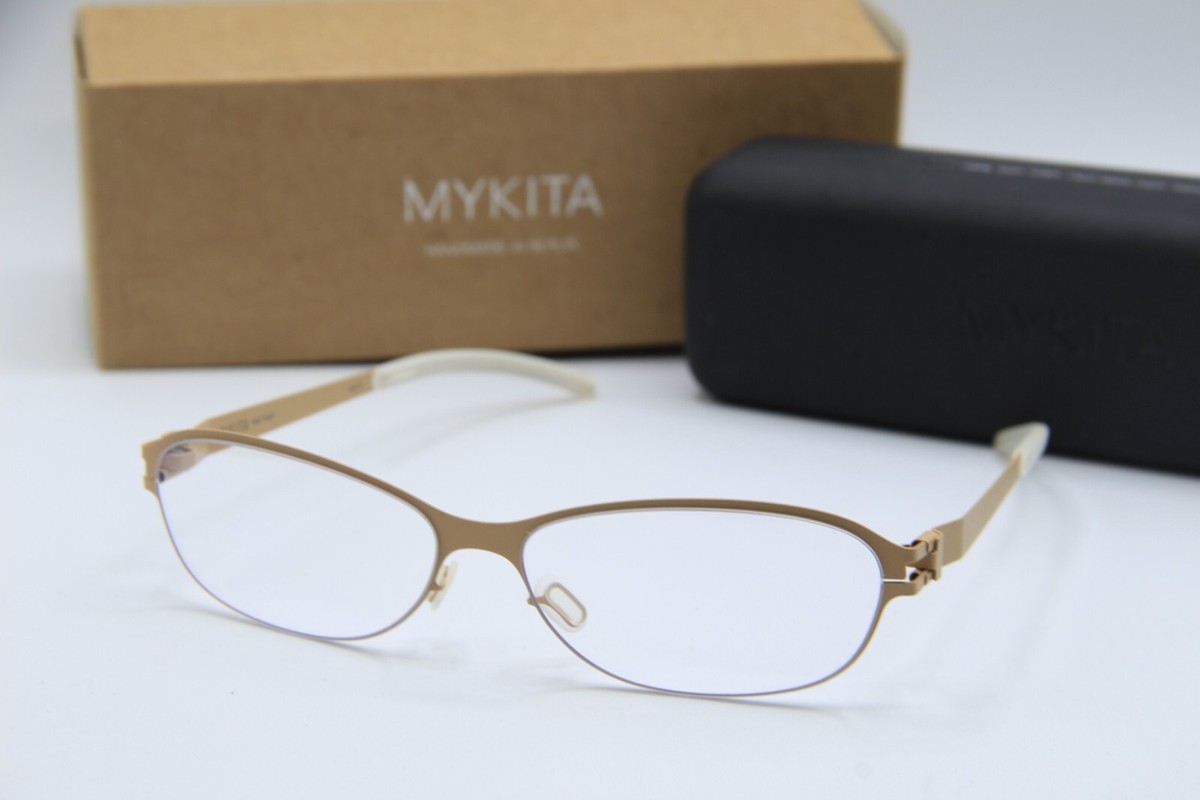 NEW MYKITA MINT YUKI COL 094 BEIGE GUNMETAL AUTHENTIC FRAMES