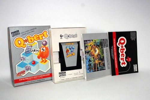 Q BERT GAME USED IN GOOD CONDITION ATARI VCS 2600 ITALIAN VERSION PAL GD1 58517 - Picture 1 of 11