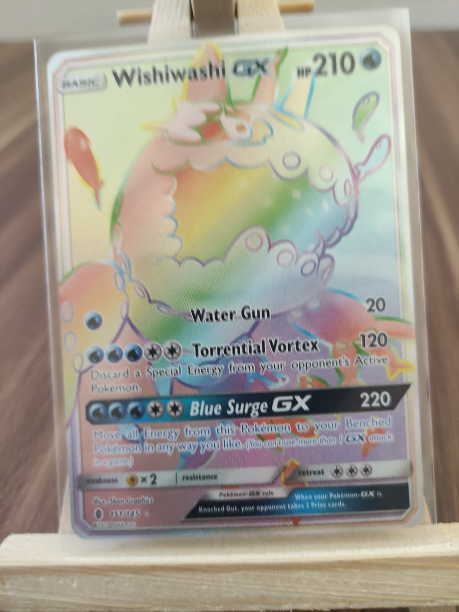 Rainbow(購入時プロフ必読)様 Wishiwashi Gx 151/145 Guardians Rising Full Art Secret Rainbow