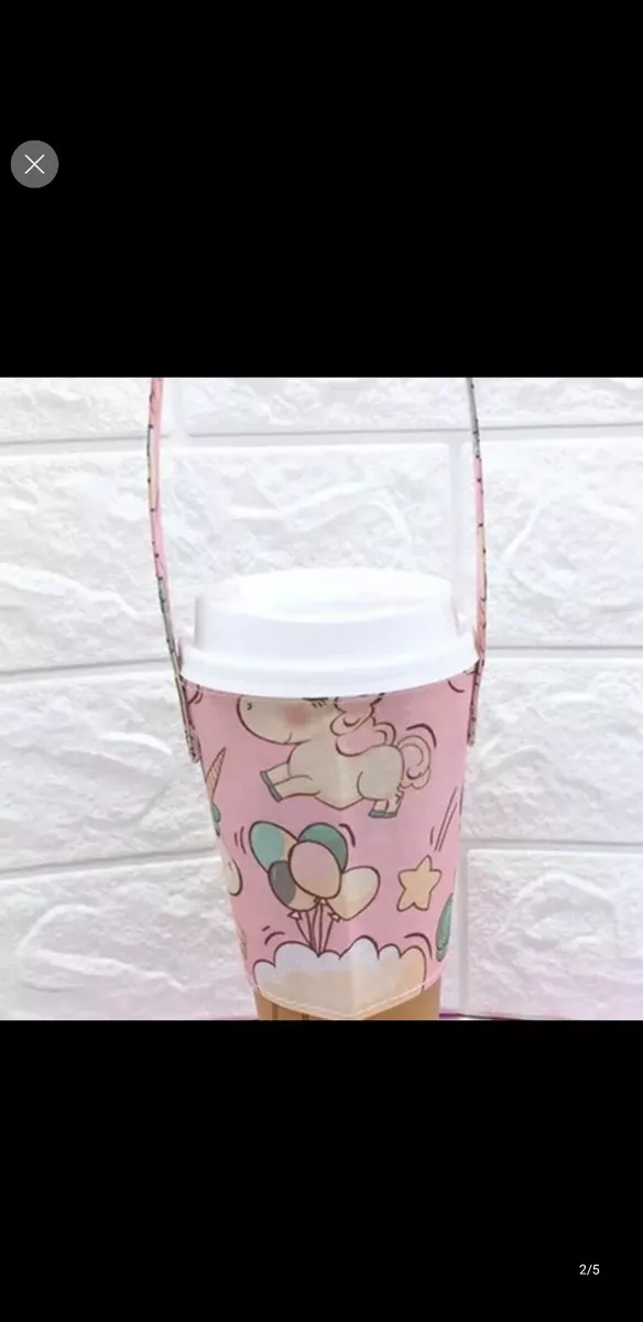Bubble tea Boba Drink Cup holder Carrier Bag cute sanrio