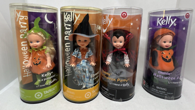 2001 & 2002 Mattel Barbie Kelly Club Halloween Party Li'l Friend