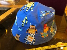 Boy Blue Robot Jiglz Cute Sun Floppy Hat Size Size 46cm