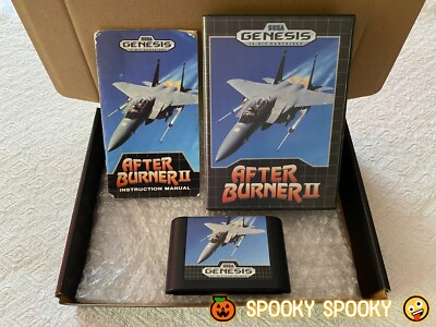 After Burner II Sega Genesis - NTSC-U/C USA GC CIB - Hochwertige Verpackung