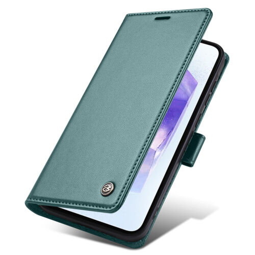 Custodia a portafoglio magnetica in pelle per Samsung Galaxy A15 A25 A35 A55 - Foto 31 di 33