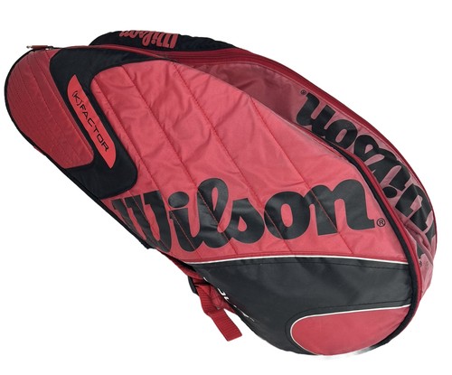 Wilson K Factor Tour Bag Tennis Racquet Case Backpack Red