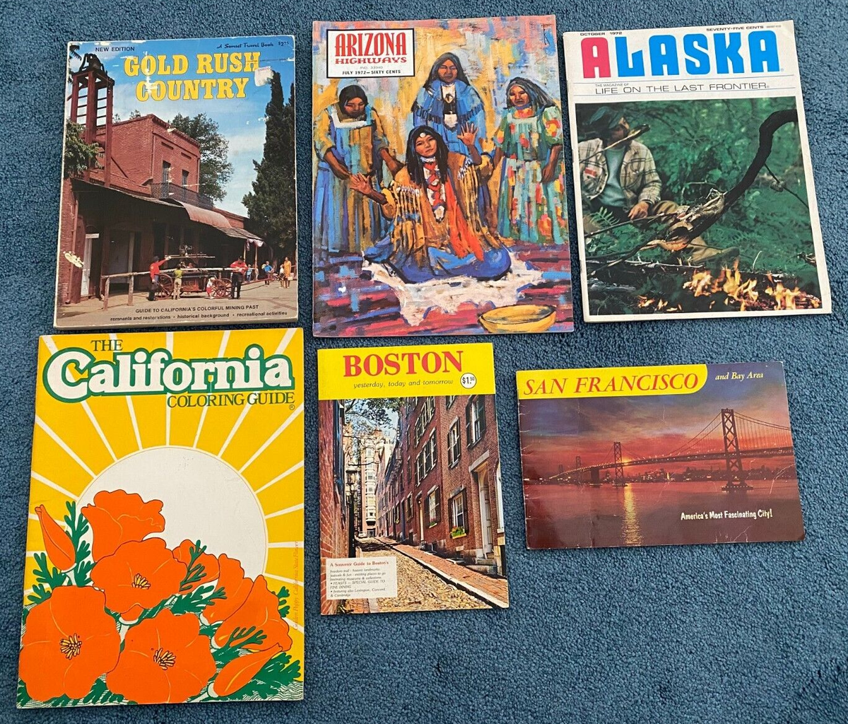 Lot of 6 Vintage 1970s America Travel Books | eBay