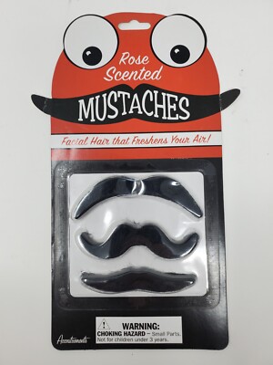 Rose Scented Mustaches NEW 3 different styles
