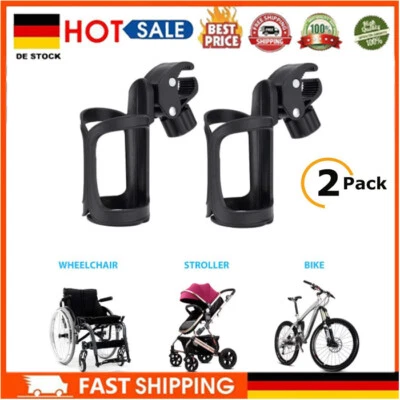 2x Fahrrad Cup Flaschenhalter Getränke Wasser Becherhalter Fahrrad Lenker Mount