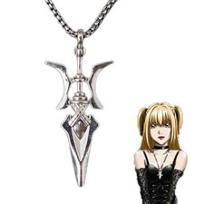 Anime Death Note Misa Amane Halberd Necklace Cosplay Pendant Jewelry Gift