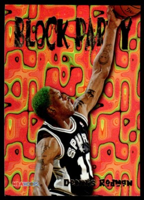 DENNIS RODMAN 1995-96 HOOPS BLOCK PARTY #2 | eBay