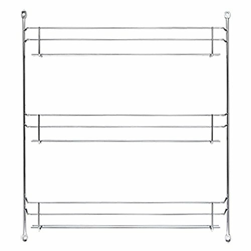 Ostmann, Supporto porta spezie a scaffali, per 21 barattolini, cromato (j8n)