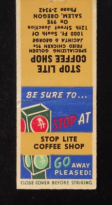 1940s Stop Lite Coffee Shop Golden Fried Chicken Jacinta & George Salem ...