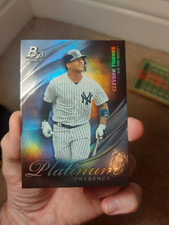 2019 BOWMAN PLATINUM GLEYBER TORRES PLATINUM PRESENCE BASEBALL CARD, # PP-8