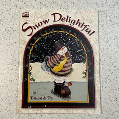 Snow Delightful Temple & Pa Christmas  Decorative Tole Acrylic Painting Book