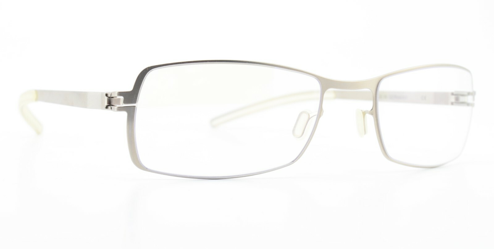 MYKITA Berlin Brille Модель Leo Flexibel Minimal Flach Silber Grau Matt Германия