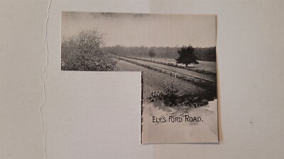 Chancellorsville Virgnia Ely's Ford Road 1912 Civil War Picture | eBay