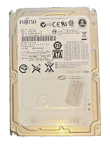 Festplatte 120GB FUJITSU SATA 2,5 " MHW2120BH Interne Notebook Laptop PC