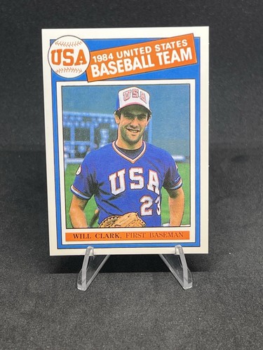 Will Clark 1984 Official USA Olympic #22 Team USA Rookie Card RC Olympics Giants
