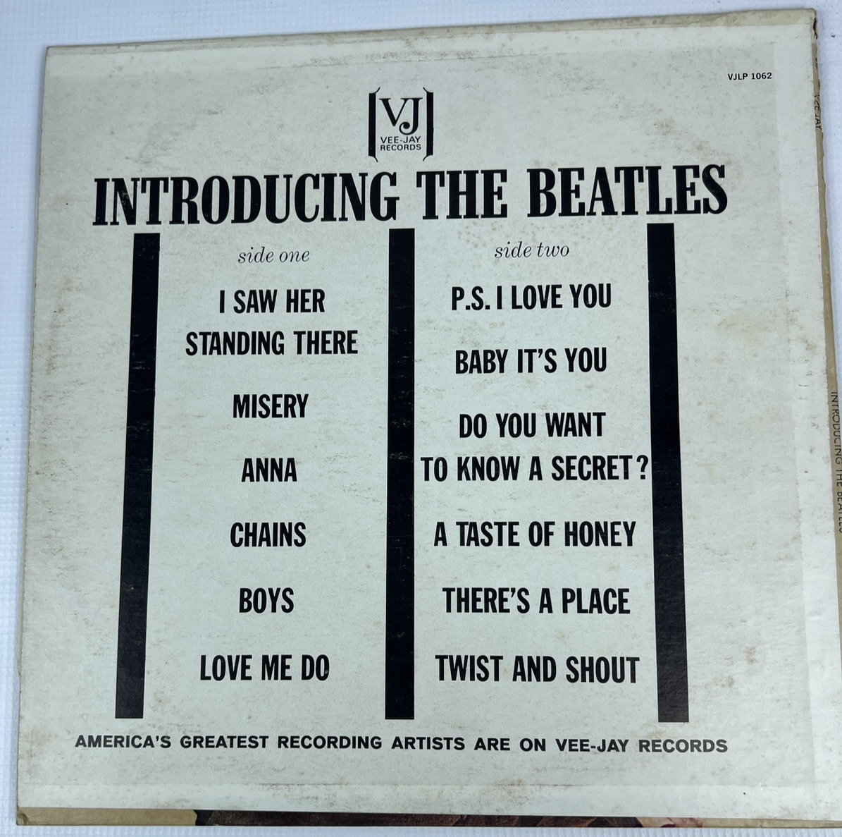 洋楽 The Beatles documents vol 1~6 The Beatles Introducing England's No.1 Vocal Group SR1062 Vinyl | eBay