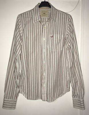 Hollister California Herren Hemd gestreift Gr. L