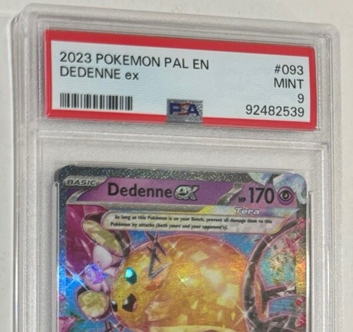 Pokémon TCG Dedenne EX Paldea Evolved PSA Graded Mint 9 Scarlet Violet - Picture 3 of 3