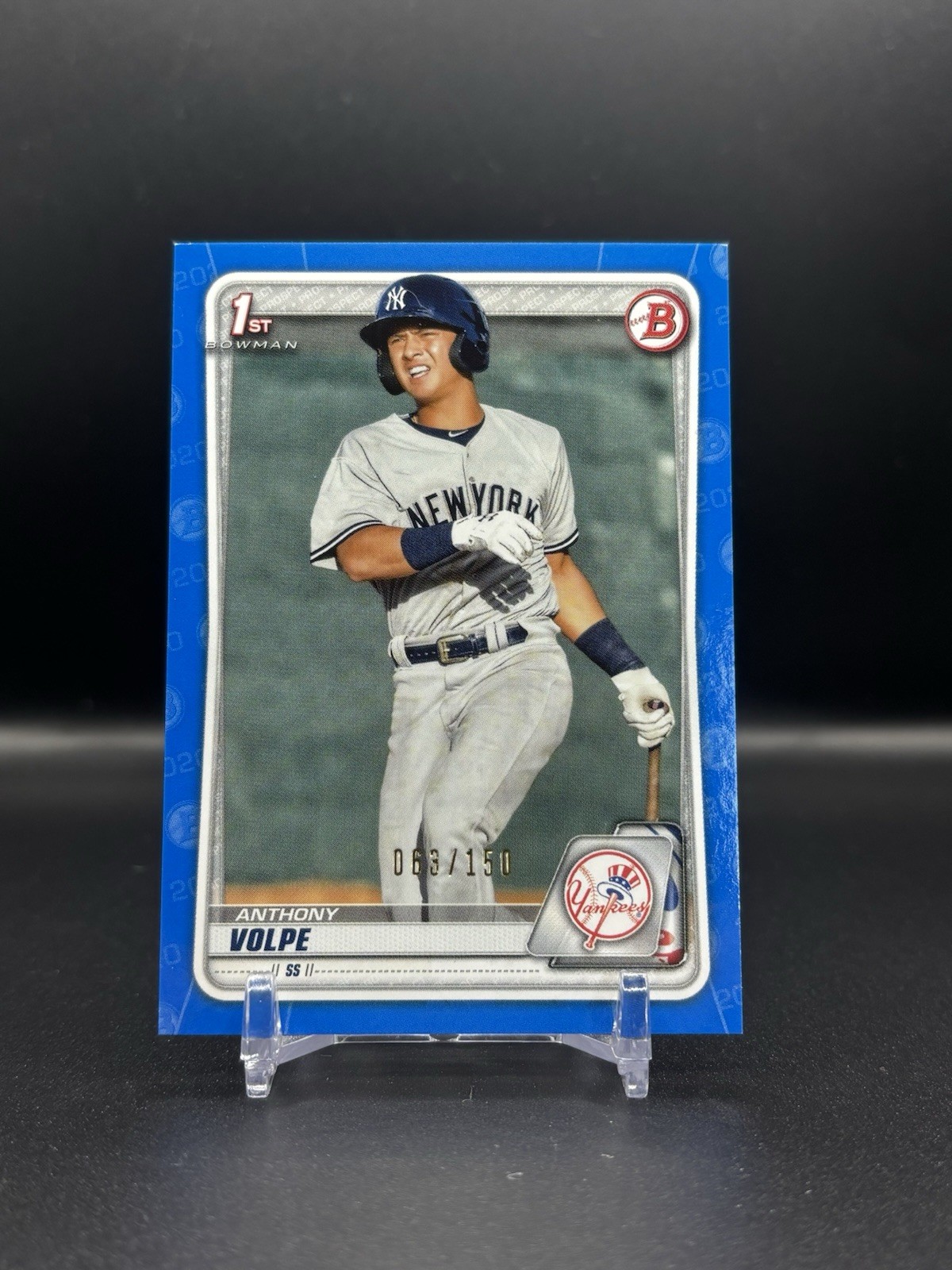 Anthony Volpe 1st Bowman Blue Parallel /150 - 2020 Bowman #BP-139