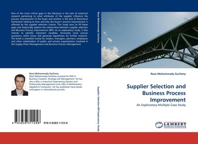 Supplier Selection and Business Process Improvement Reza Mohammady Garfamy