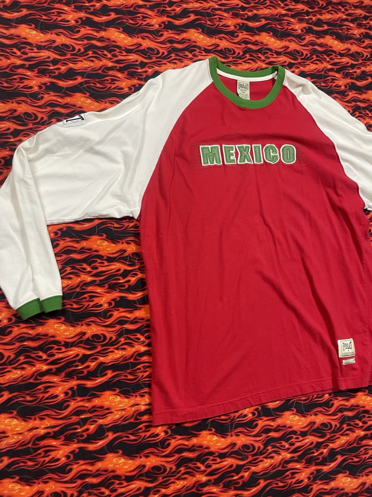 Men’s VTG Y2K Everlast Mexico Boxing International Championship 06 Shirt Rare image 2