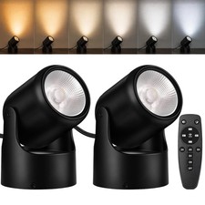 Indoor Uplights with Remote, 12W LED Spotlight Indoor for Plants and Artwork,...