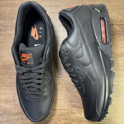 Nike Air Max 90  Black/Safety Orange  Men s Size 8 IF5446-002 New No Lid