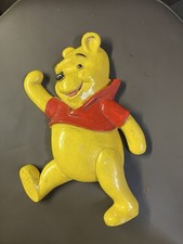 Vintage Large Wooden Winnie The Pooh Wall Hanging Decor Winnie The Pooh