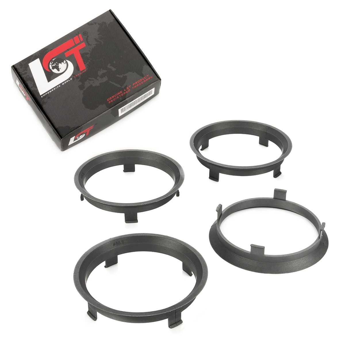 4x Distance Rings Centering Alloy Wheels Ø 66,6 MM - Ø 70,1 for VW Golf Jetta