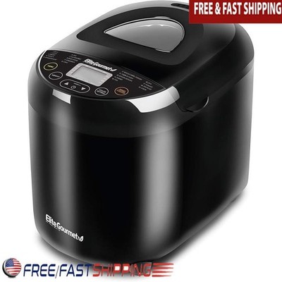 Programmable Bread Maker Machine 3 Loaf Sizes 19 Menu Functions Gluten Free 2LBS
