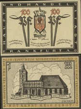 Germany Frankfurt 1 Mark 1922 aUNC